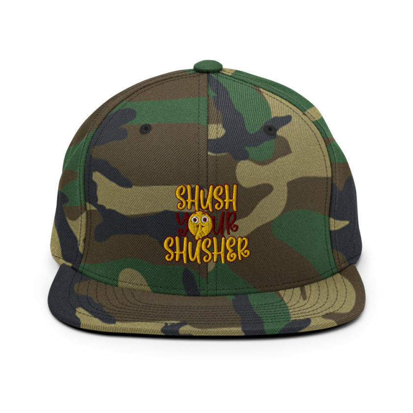 Shush your Shusher!  Snapback Hat - Image 13