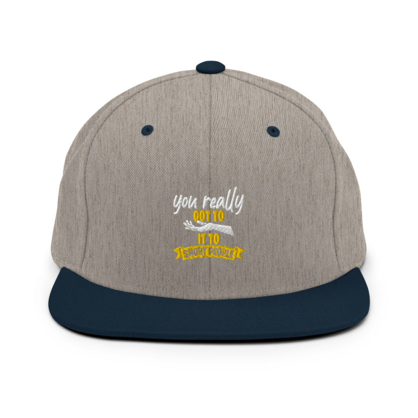 You really got to hand it to short people... Snapback Hat - Image 17