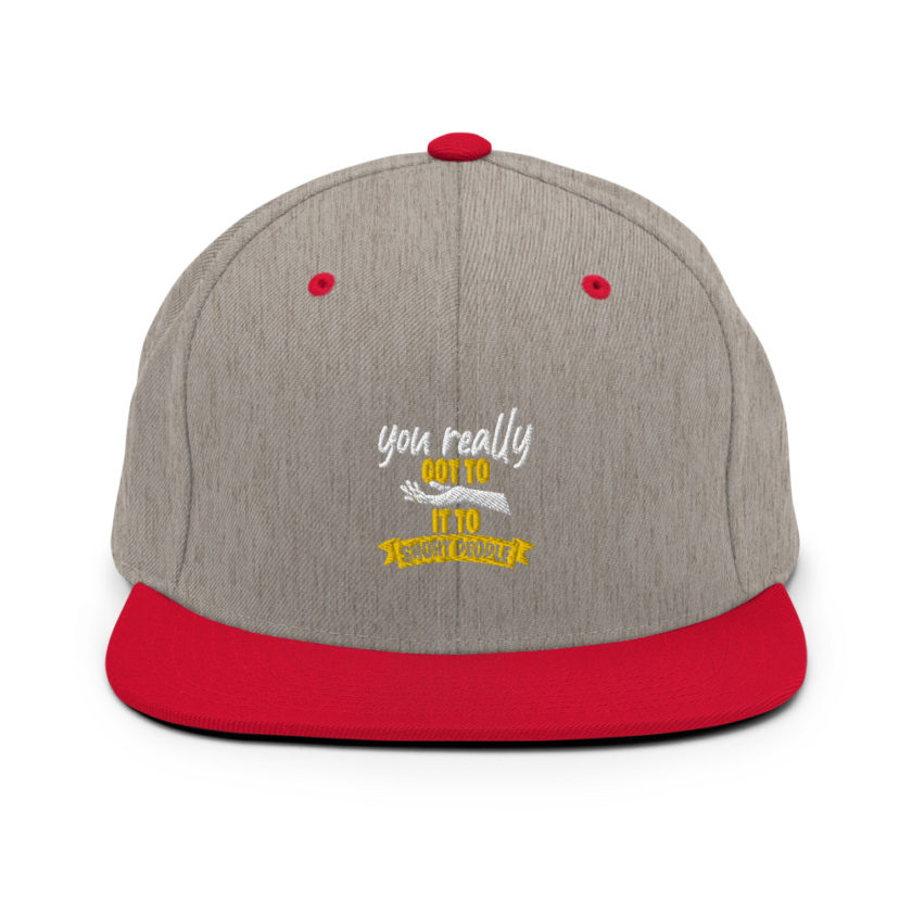 You really got to hand it to short people... Snapback Hat - Image 18