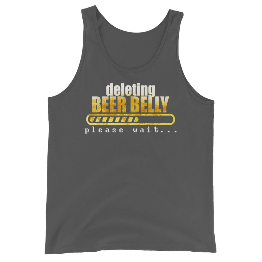 Deleting beer belly, please wait...  Unisex Tank Top - Image 6