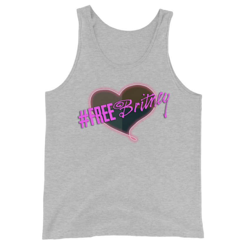 Free Britney Spears #FreeBritney Unisex Tank Top - Image 8