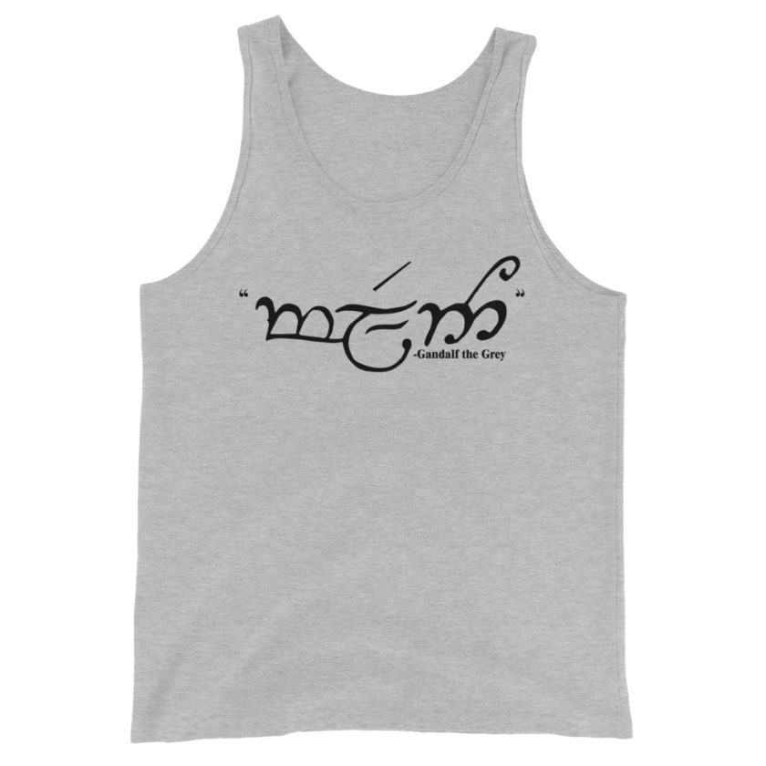 Friend - Gandalf the Grey Unisex Tank Top - Image 4