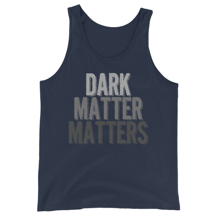 Dark matter matters Unisex Tank Top - Image 3