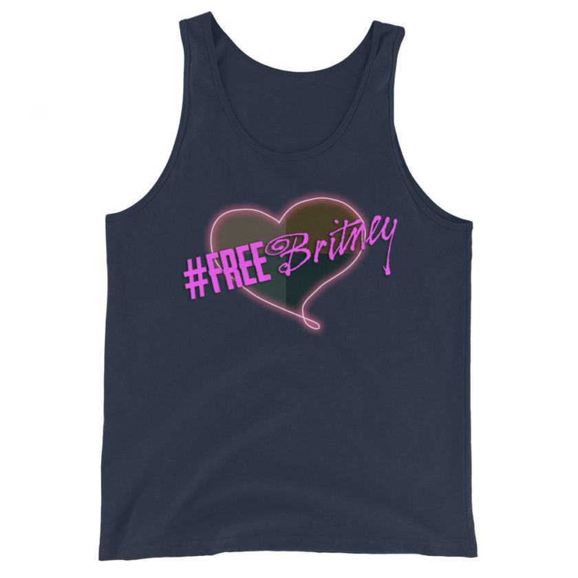 Free Britney Spears #FreeBritney Unisex Tank Top - Image 2
