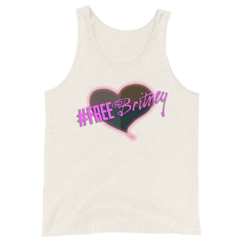 Free Britney Spears #FreeBritney Unisex Tank Top - Image 9