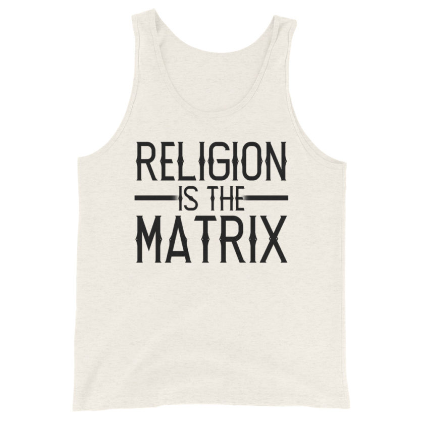 Religion is The Matrix Unisex Tank Top - Image 5