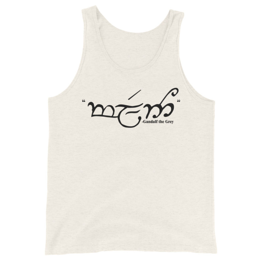 Friend - Gandalf the Grey Unisex Tank Top - Image 5