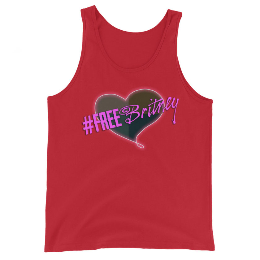 Free Britney Spears #FreeBritney Unisex Tank Top - Image 3