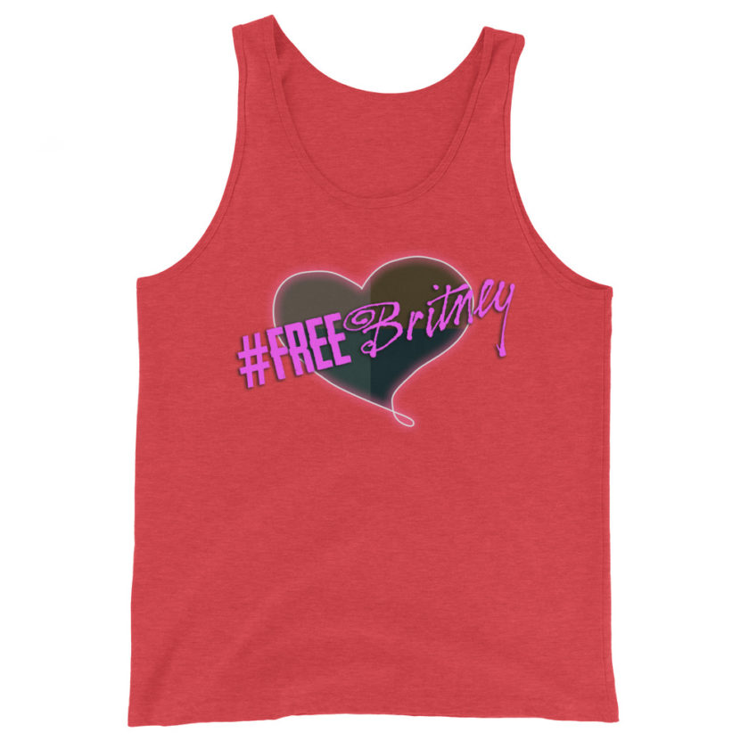 Free Britney Spears #FreeBritney Unisex Tank Top - Image 7