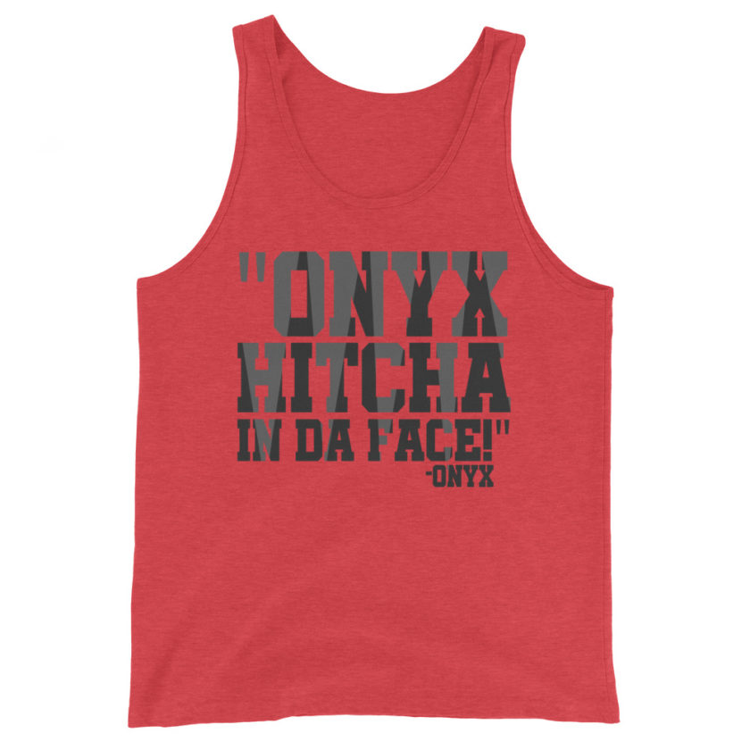 Onyx hitcha in da face  Unisex Tank Top - Image 2