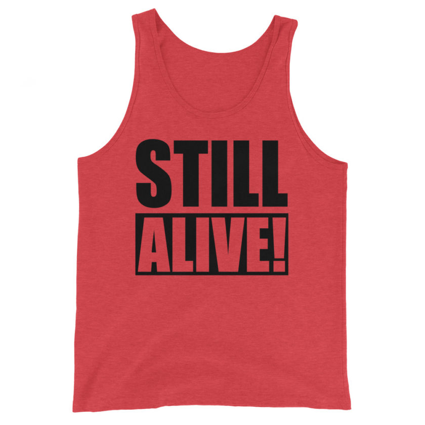 Still Alive! Grandma Unisex Tank Top - Image 4
