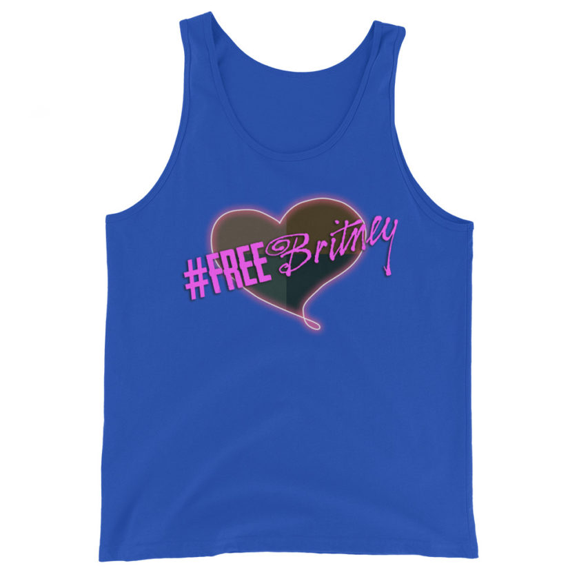 Free Britney Spears #FreeBritney Unisex Tank Top - Image 5