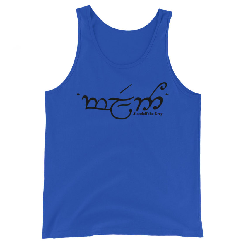 Friend - Gandalf the Grey Unisex Tank Top - Image 3