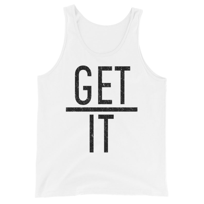 Get over it Unisex Tank Top - Image 4