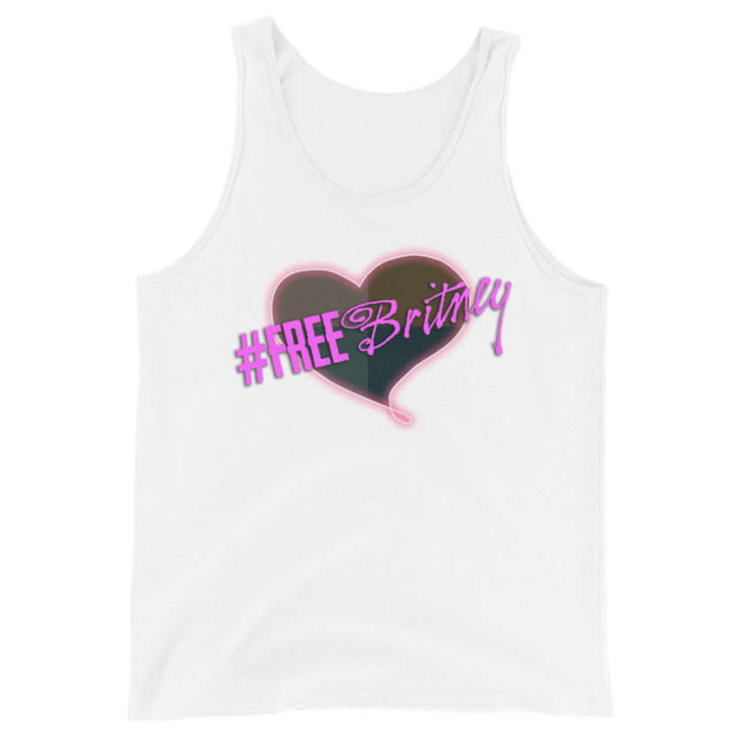 Free Britney Spears #FreeBritney Unisex Tank Top - Image 10