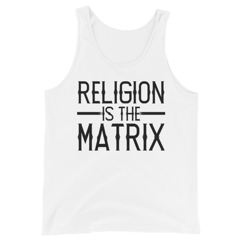 Religion is The Matrix Unisex Tank Top - Image 6
