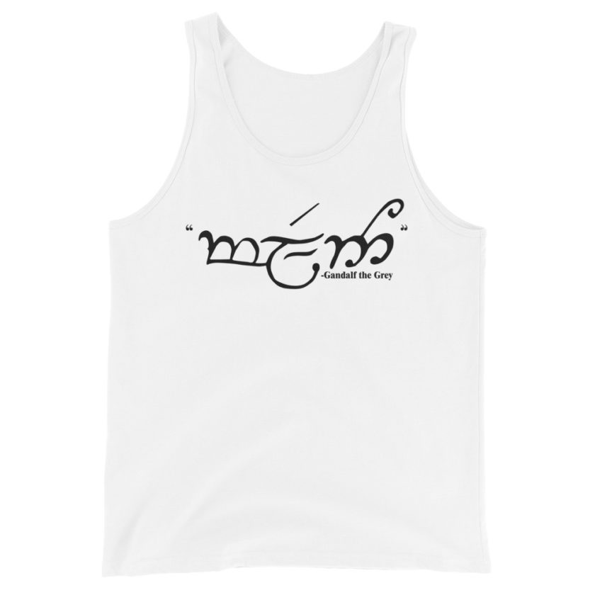 Friend - Gandalf the Grey Unisex Tank Top - Image 6