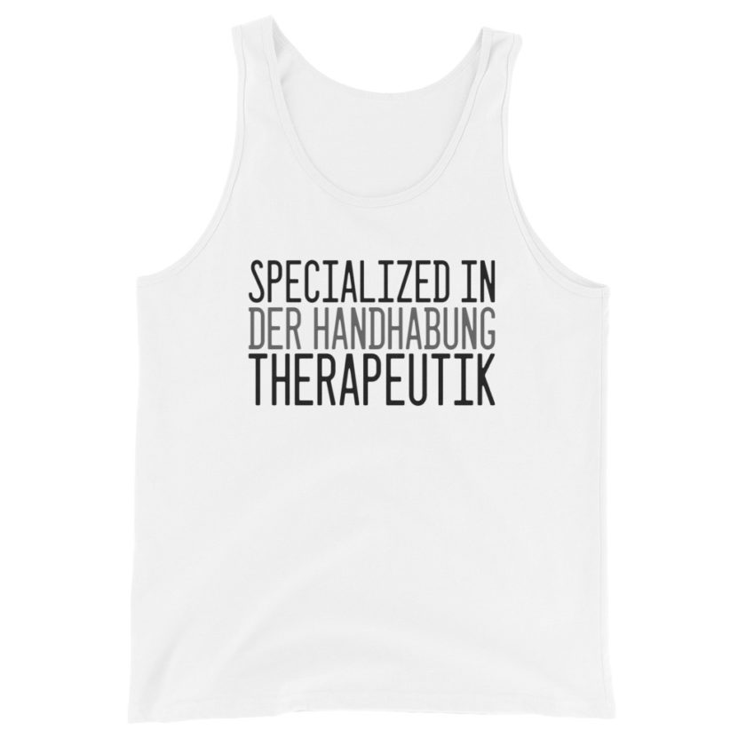 Specialized in Der Handabung Therapeutik Unisex Tank Top - Image 5