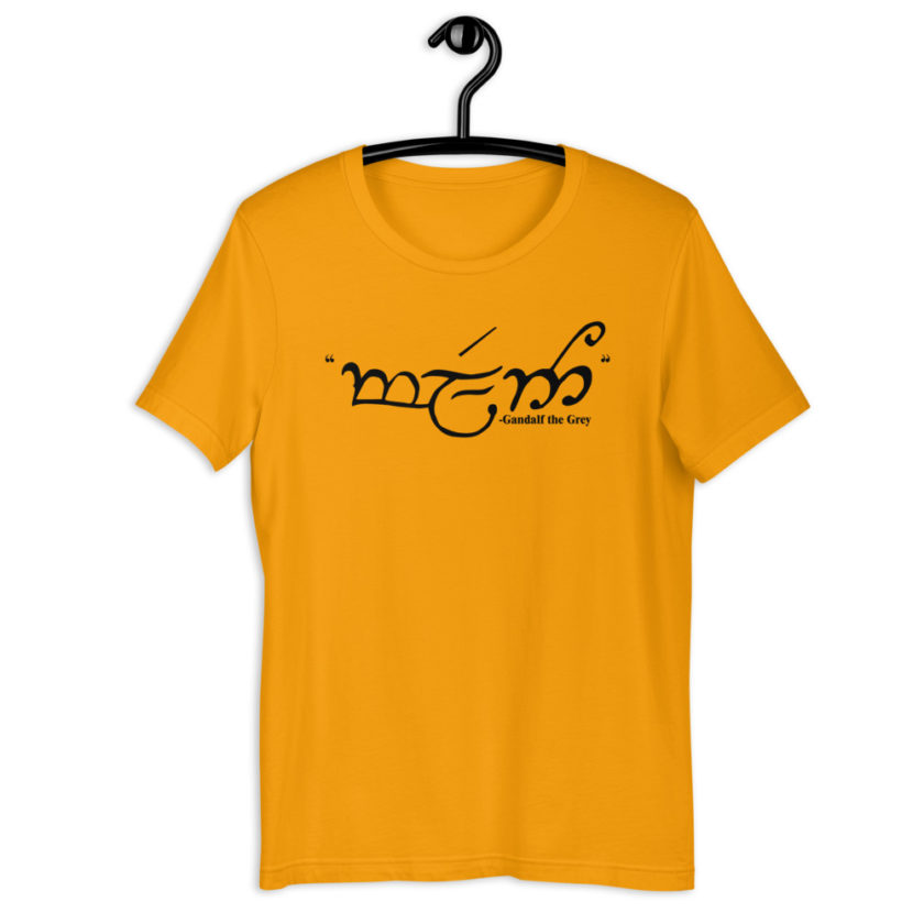 Friend - Gandalf the Grey, Lord of the Rings Short-Sleeve Unisex T-Shirt - Image 9