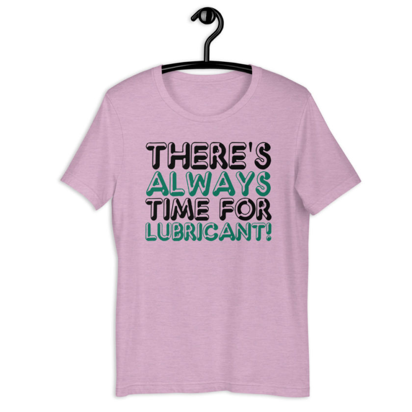 There's always time for lubricant! - Henry block, Evolution Short-Sleeve Unisex T-Shirt - Image 4