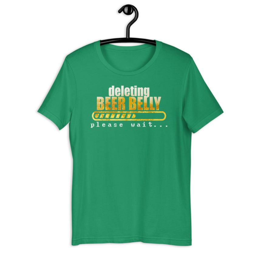 Deleting beer belly, please wait... Short-Sleeve Unisex T-Shirt - Image 9
