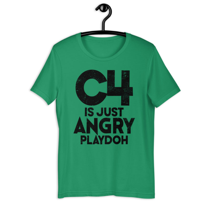 C4 is just angry playdoh Short-Sleeve Unisex T-Shirt - Image 6
