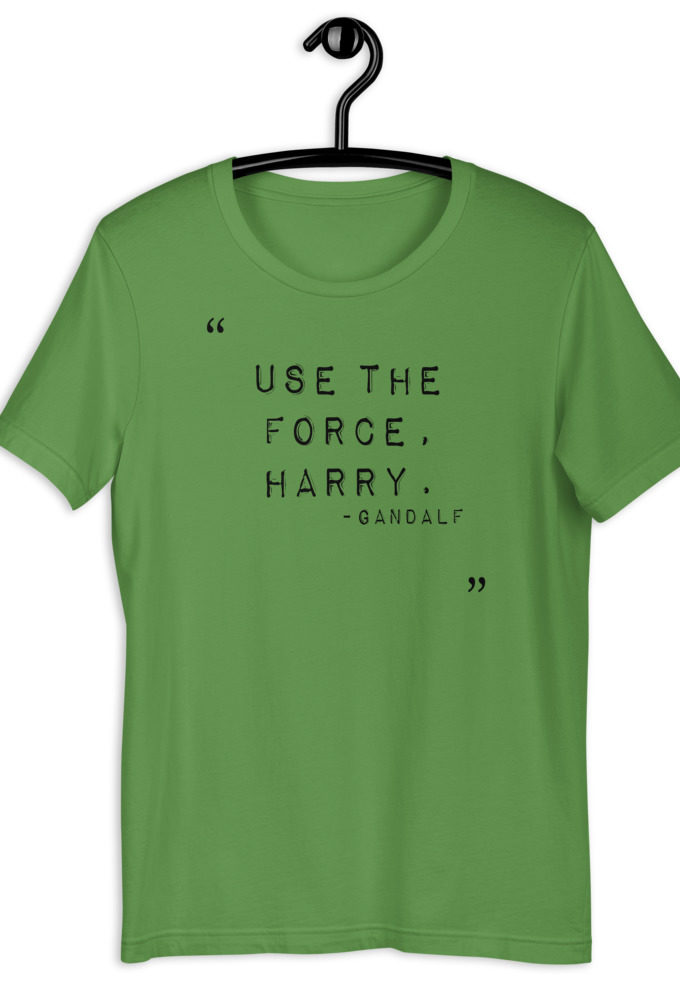 Use the force, Harry. - Gandalf Short-Sleeve Unisex T-Shirt