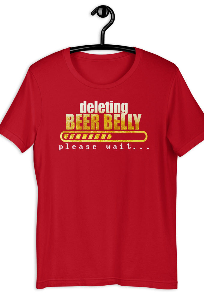 Deleting beer belly, please wait... Short-Sleeve Unisex T-Shirt