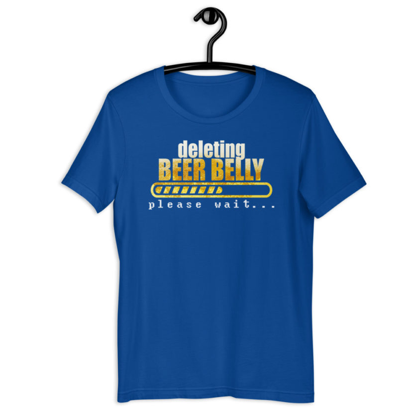 Deleting beer belly, please wait... Short-Sleeve Unisex T-Shirt - Image 6