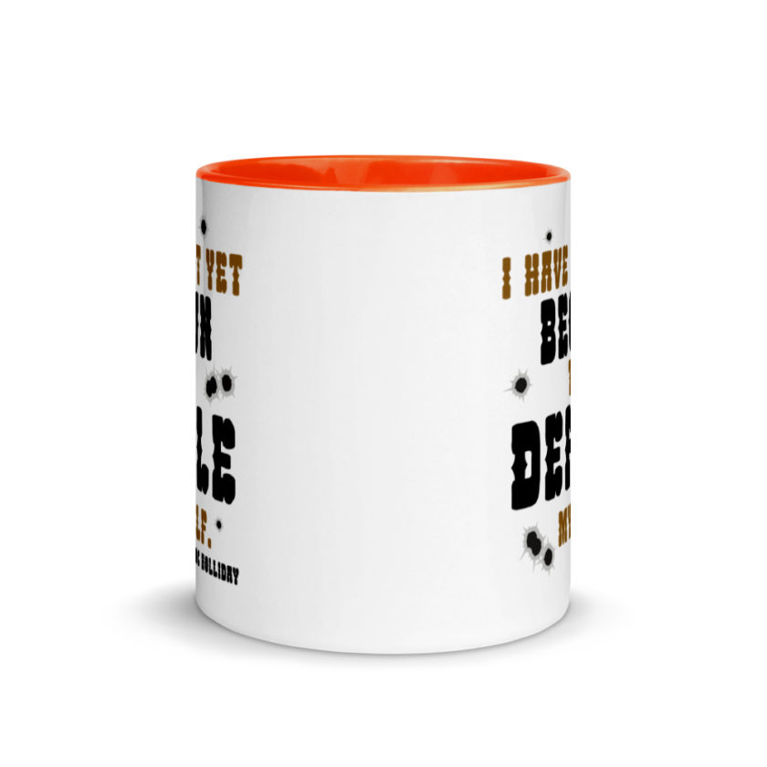 I have not yet begun to defile myself. Mug with Color Inside - Image 8
