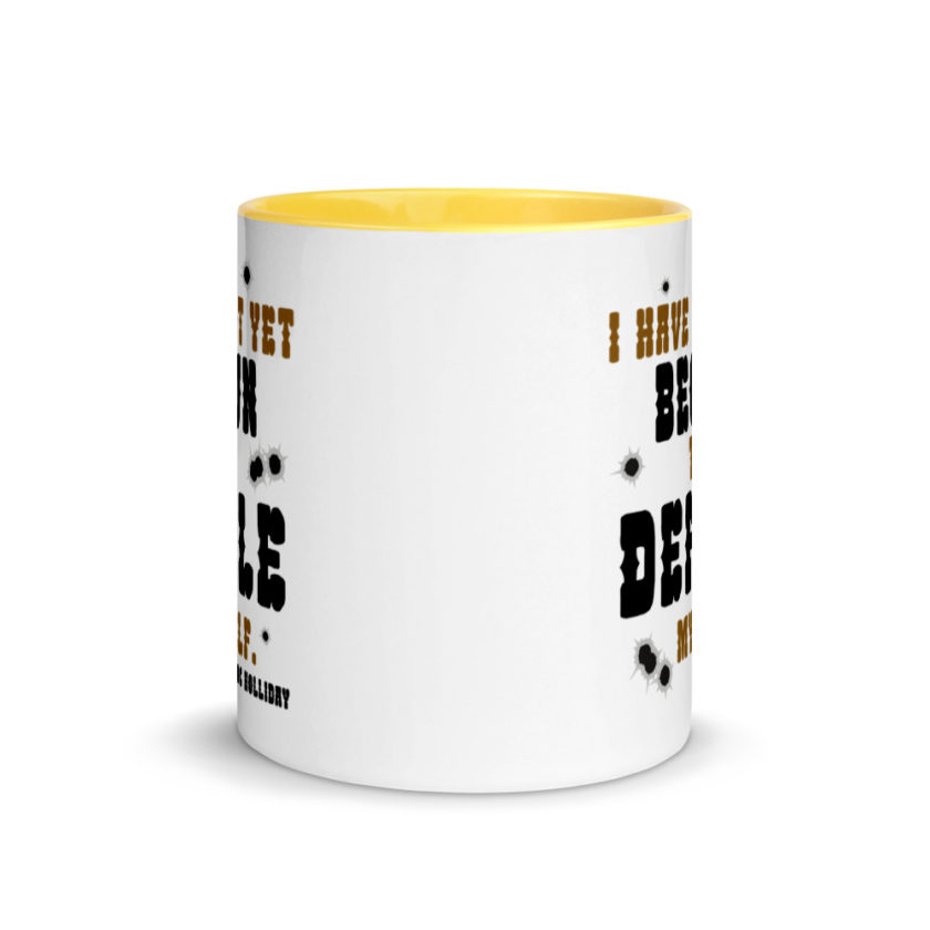 I have not yet begun to defile myself. Mug with Color Inside - Image 17