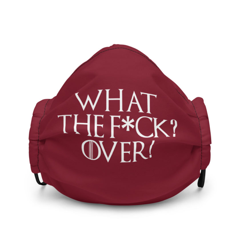 What the fuck? Over! Premium face mask - Image 2