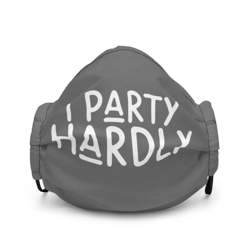 I party hardly Premium face mask - Image 2