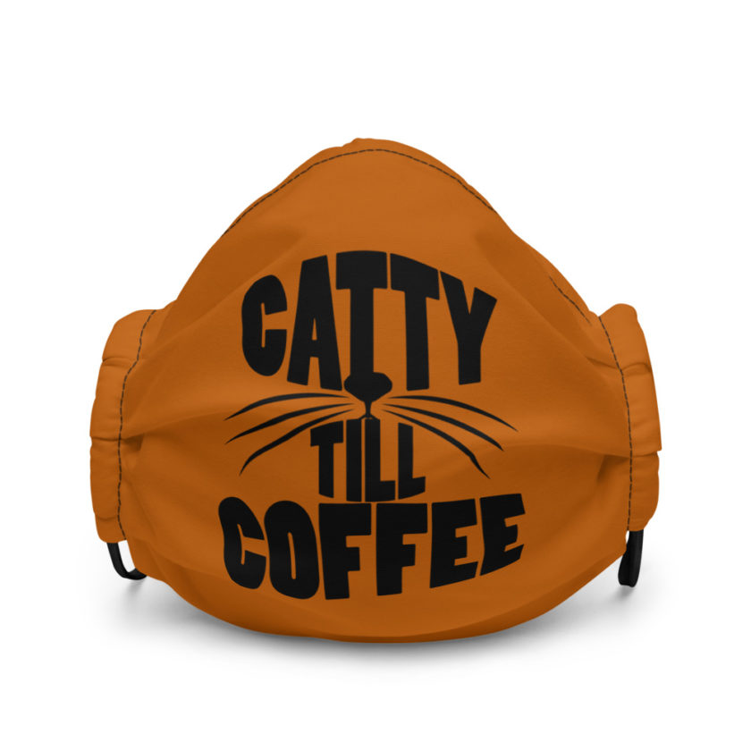 Catty till coffee Premium face mask - Image 2