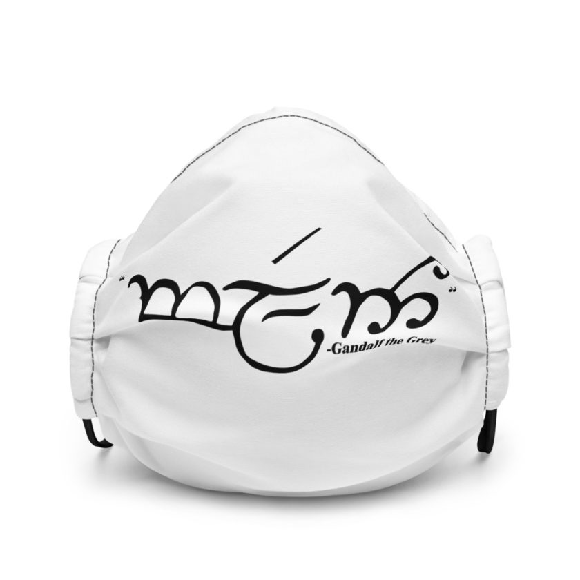 Friend - Gandalf the Grey, Lord of the Rings Premium face mask - Image 2