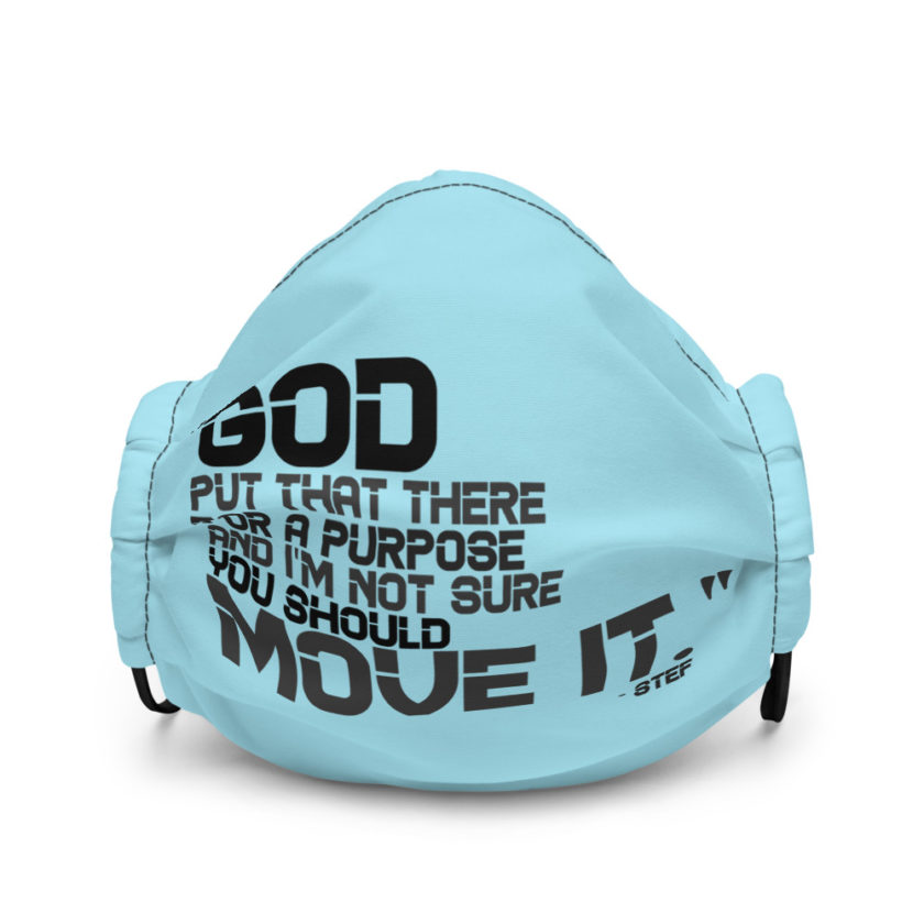 God put that there for a purpose and I'm not so sure you should move it. -Stef, The Goonies Premium face mask - Image 2