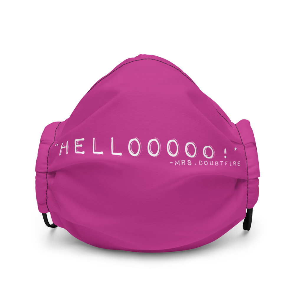 Hellooooooo - Mrs.Doubtfire Premium face mask - Image 2
