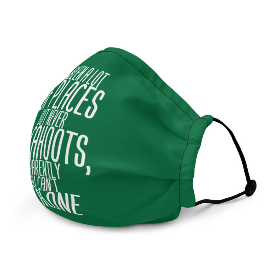 I've been a lot of places but never IN Cahoots, apparently you cant go alone Premium face mask - Image 4