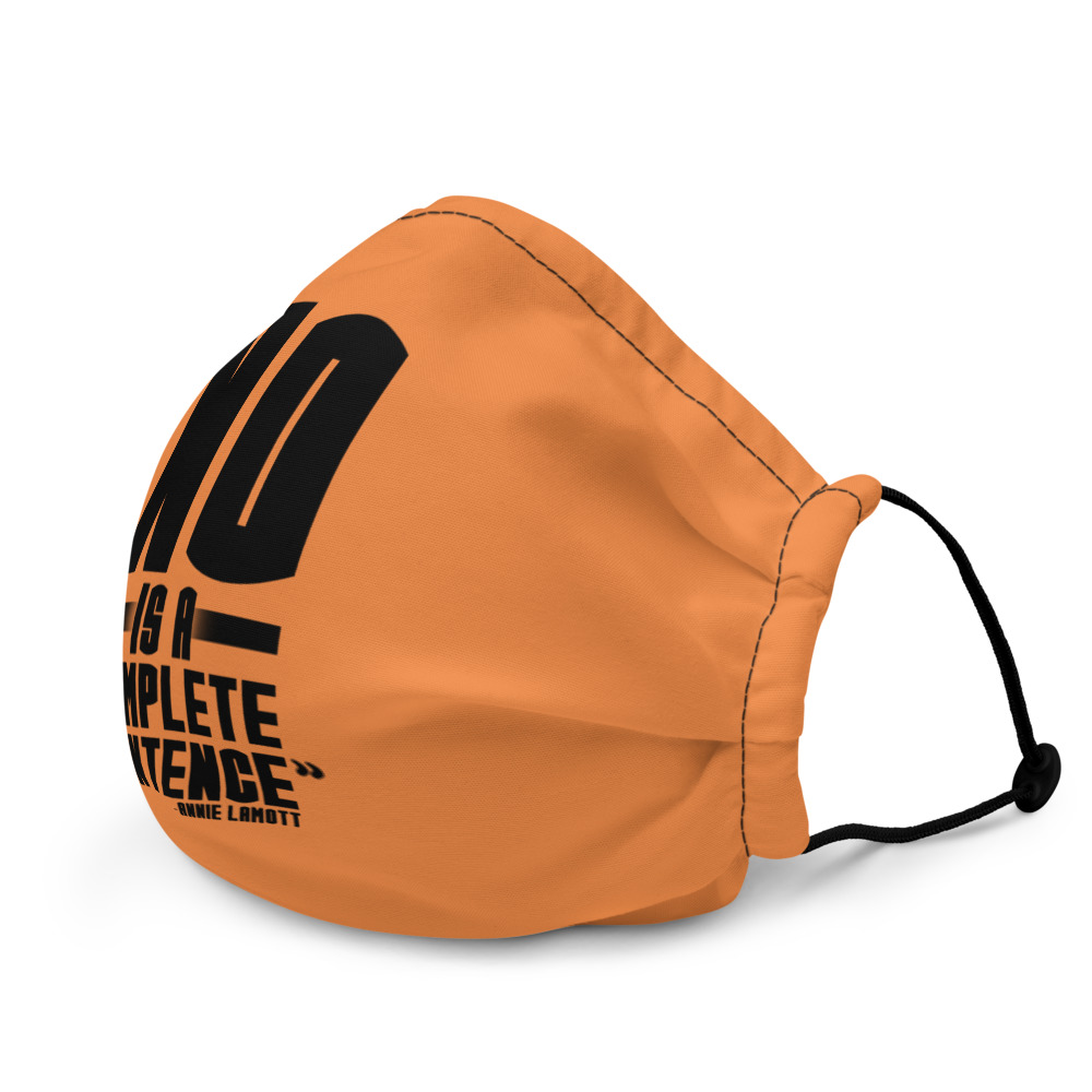 No is a complete sentence - Annie Lamott Premium face mask - Image 4