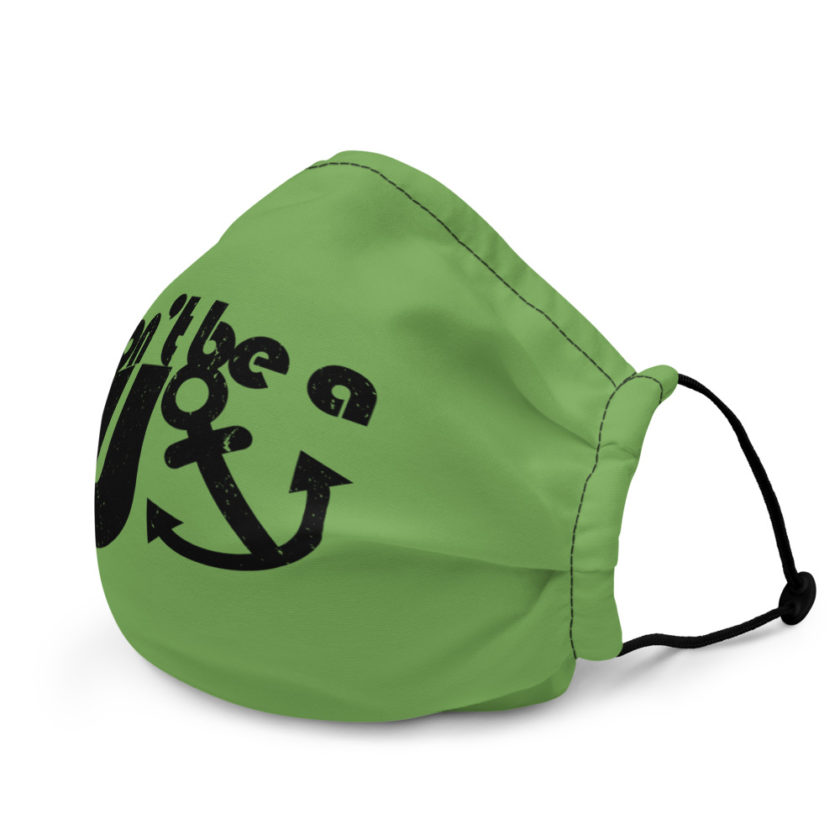 Don't be a wanker Premium face mask - Image 4