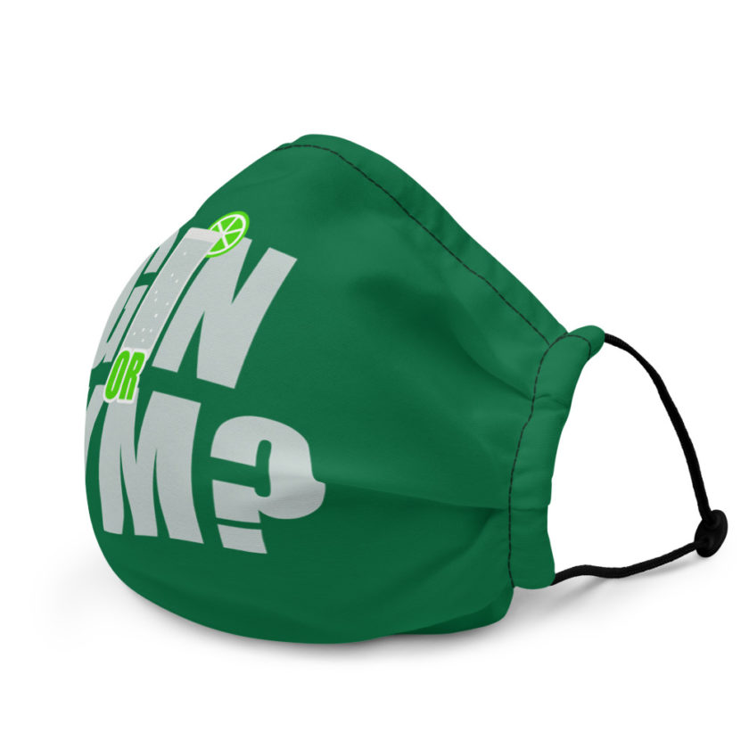 Gin or Gym? Premium face mask - Image 4