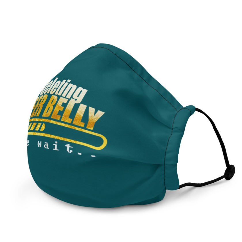 Deleting beer belly, please wait... Premium face mask - Image 4