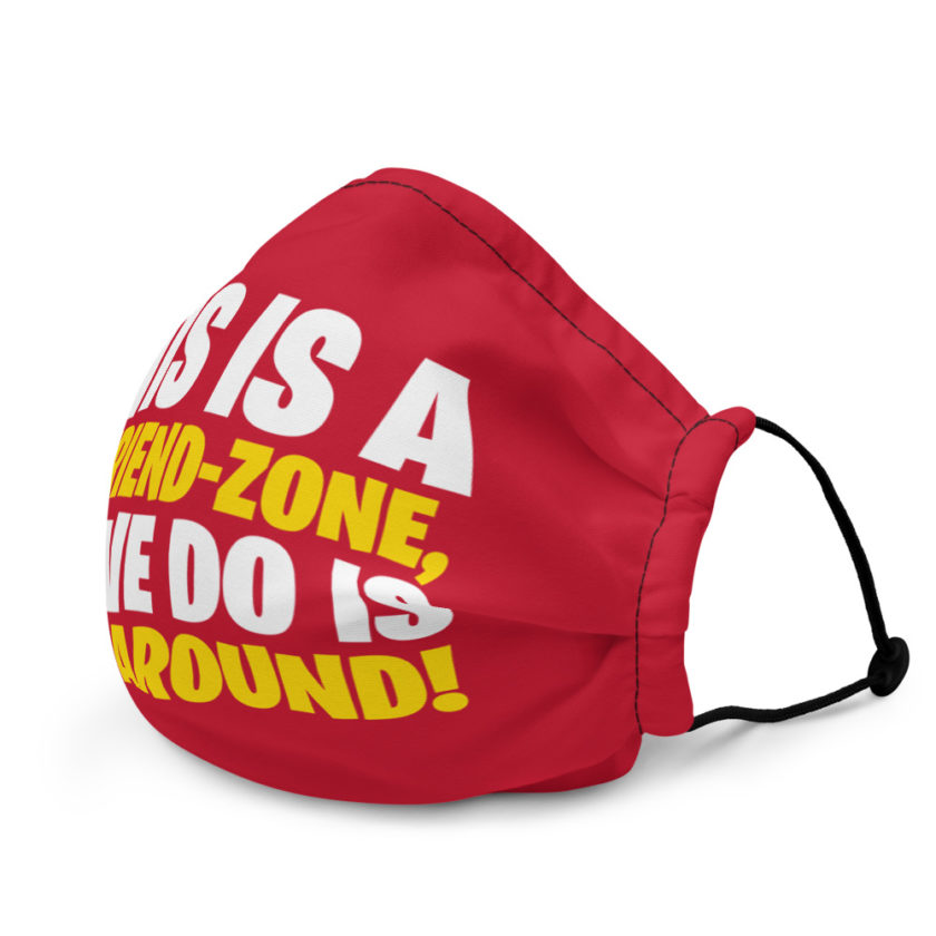 This is a no friend-zone, all we do is fuck around Premium face mask - Image 4