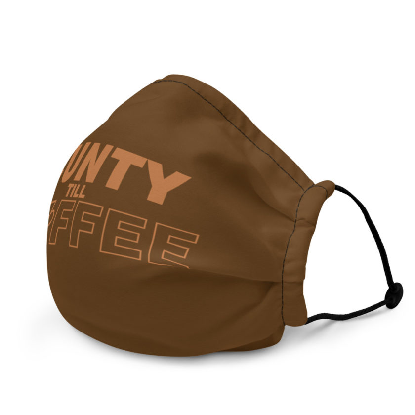 Cunty till coffee Premium face mask - Image 4