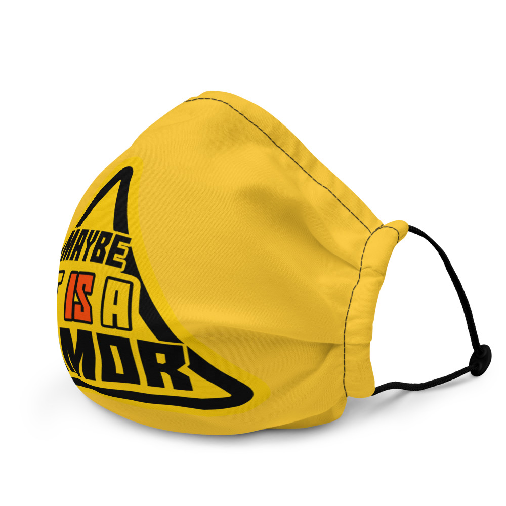 Maybe it is a tumor Premium face mask - Image 4