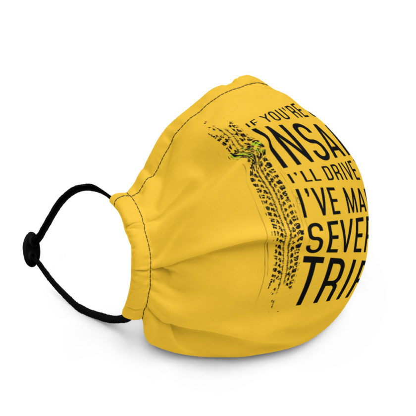 If you're going In Sane I'll drive you, I've made several trips Premium face mask - Image 3
