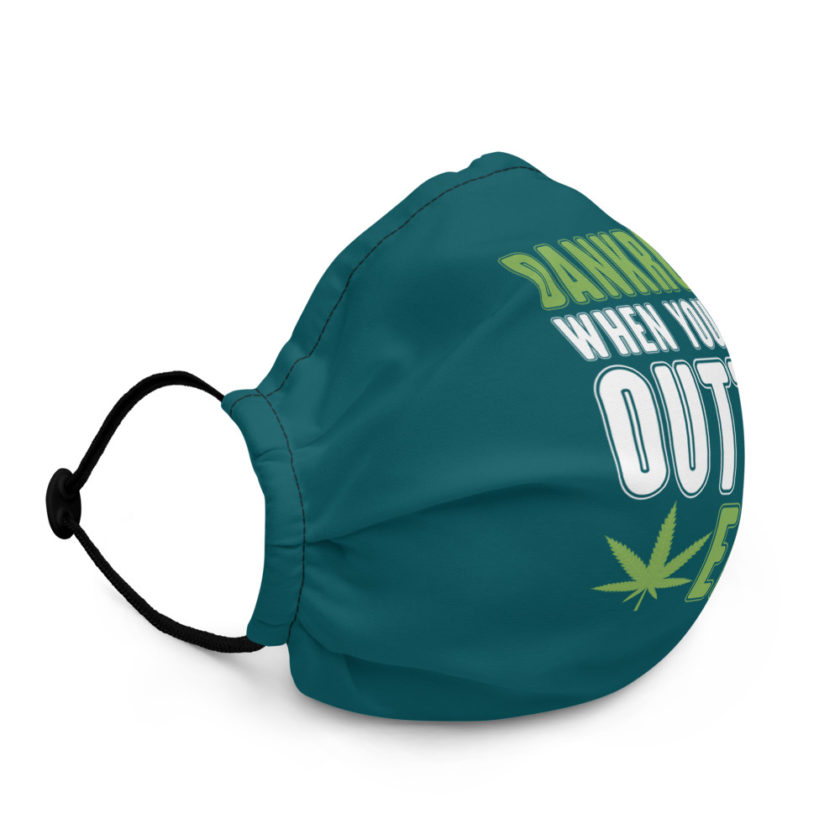 Dankrupt: When you all outa weed -Hoffman Premium face mask - Image 3