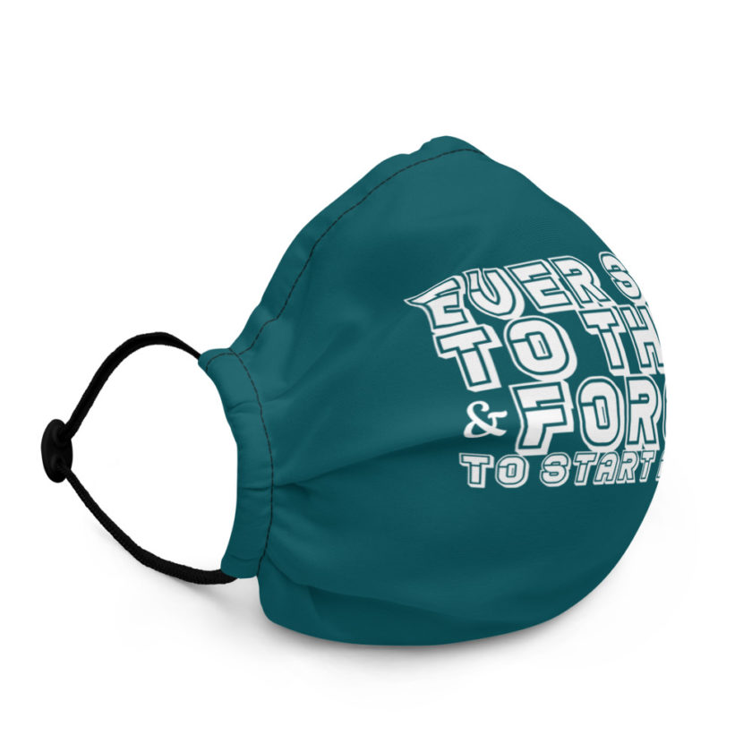 Ever stop to think & forget to start again? Premium face mask - Image 3