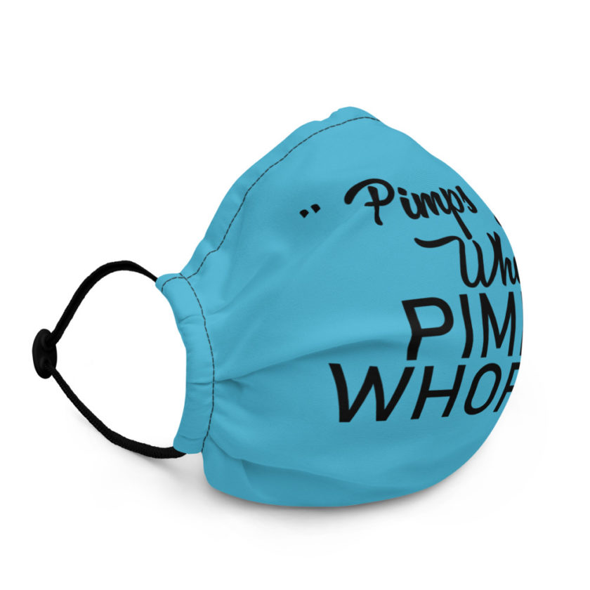 Pimps and whores, PIMPS AND WHORES! - Dean Lewis  Premium face mask - Image 3