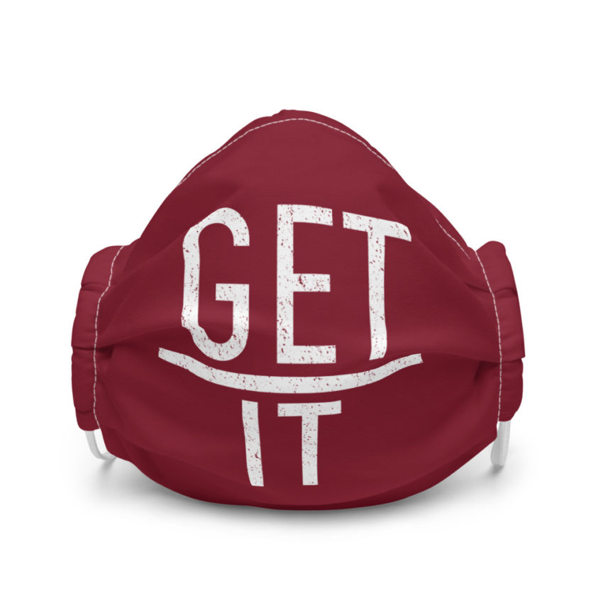 Get over it Premium face mask